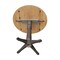 International Concepts Round Round 42 in. Top Dual Drop Leaf Bar Height Pedestal Dining Table in Hickory/Washed Coal, Wood K45-42DPT-27B-6B-2 - alternate 2